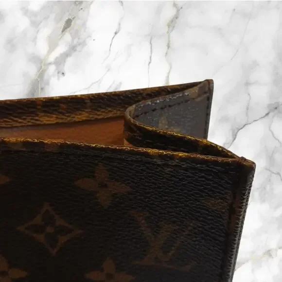 3PC LOUIS VUITTON Authentic Monogram Sac Plat Bag Dust Bag/ Key Fob INCLUDES COA - Picture 15 of 16